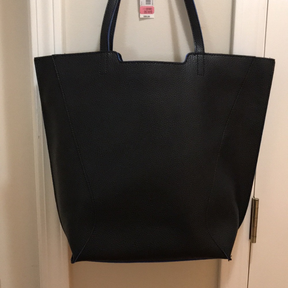 Kate Landry navy unlined TOTE bag NWT - Picture 6 of 11